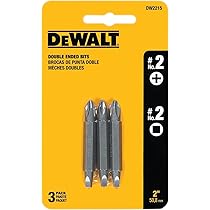 DEWALT DW2215 #2 Phillips and #2 Square Recess Double Ended