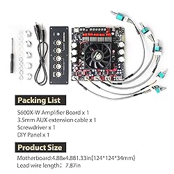 S600X-W Power Amplifier Board Bluetooth5.2 TPA3255