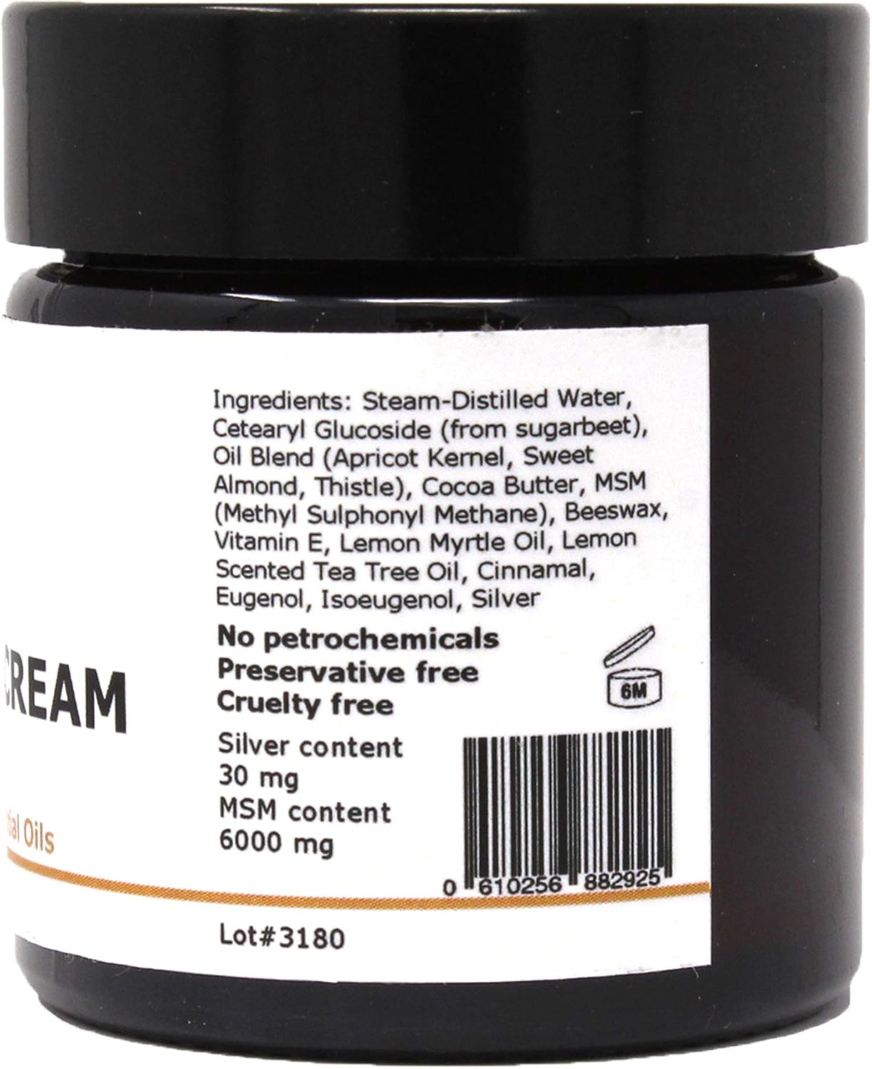Silver-MSM Cream with Lemon Myrtle and Lemon Scented Tea Tree - 30 ml, 30 ml (Pack of 1) - Image 3