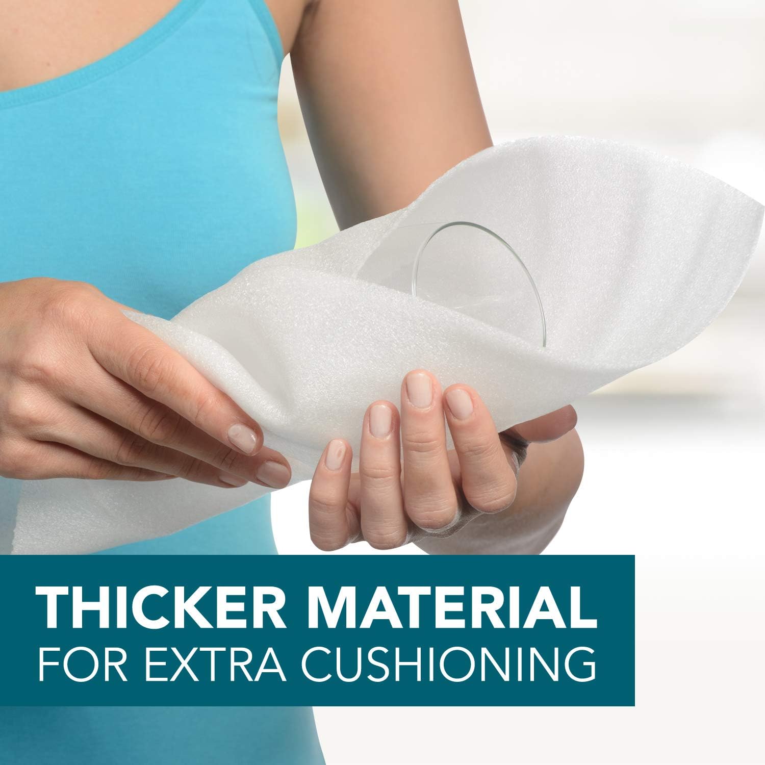 USA Moving Supply Cushion Foam Sheets 12” x 12” (50 Count), Packing Foam Supplies for Moving, Safely Wrap Dishes, Glasses & Furniture Legs: Toys & Games