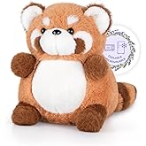 SuzziPals Heatable & Coolable Red Panda Stuffed Animal, Heating Pad Microwavable for Soothing & Relaxation, Lavender Scented Red Panda Plush Toy for Stress Relief, Red Pandas Gifts for Kids & Adults