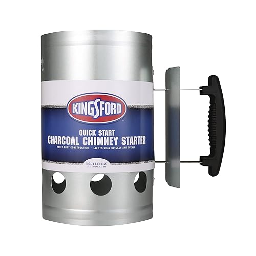 KINGSFORD Heavy Duty Deluxe Charcoal Chimney Starter BBQ Chimney