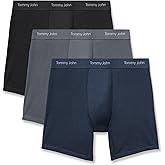 Tommy John Men's Luxe Modal 6" Boxer Brief Underwear 3-Pack