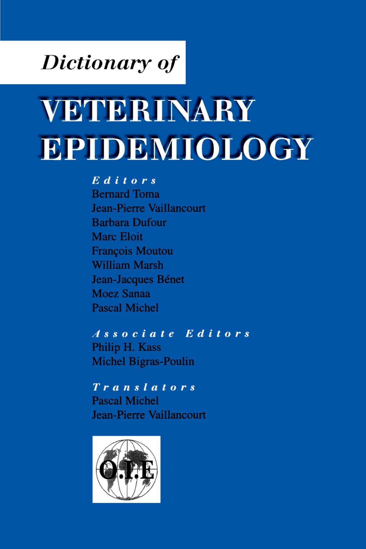 [Download] Dictionary of Veterinary Epidemiology Ebook