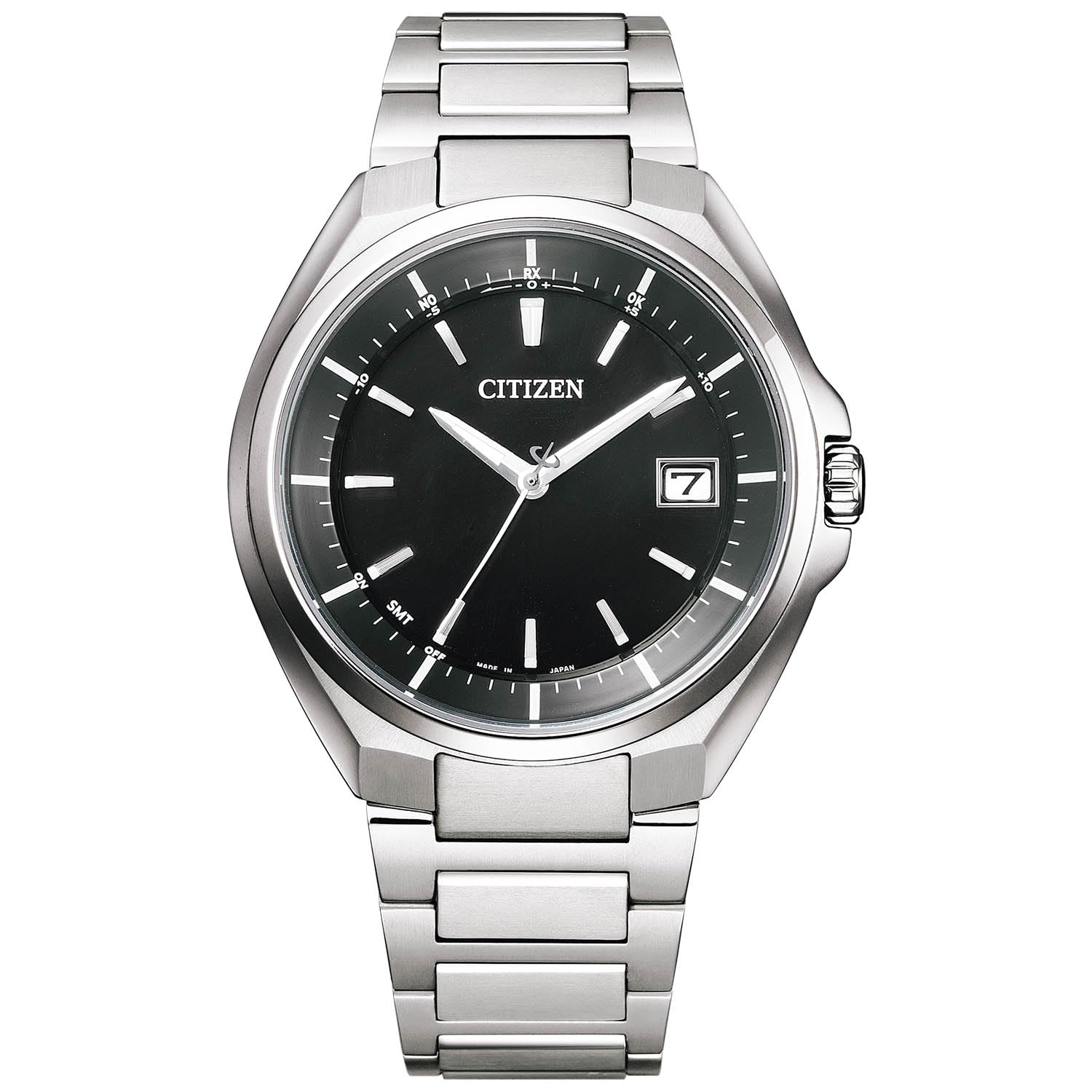 ATTESA(アテッサ) Citizen CB3010-57E Atessa Eco-Drive Wristwatch, Radio Watch, America, Europe, Radio Reception, Men's, Dial Color - Black Silver, watch