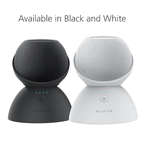 Mission Battery Base for HomePod Mini (White) (Make HomePod