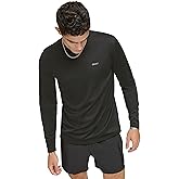 DKNY Men's Long Sleeve Quick Dry 40+ Protection UPF Active Top