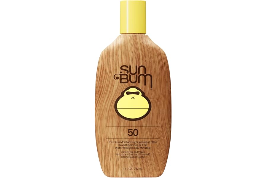 Sun Bum Original SPF 50 Sunscreen Body Lotion - Broad Spectrum Moisturizing Sunscreen with Vitamin E - Hawaii 104 Act Complia