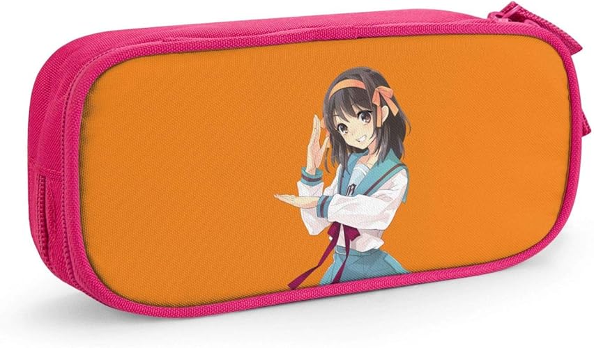Amazon 涼宮ハルヒの憂鬱 3 人気 ペンケース 筆箱 男の子 筆箱 大容量 高校生 人気 機能 的 女の子 ペンポーチ 女子 シンプル おとなオシャレ 袋 おしゃれ 筆入れ 文房具 収納 シューズ バッグ