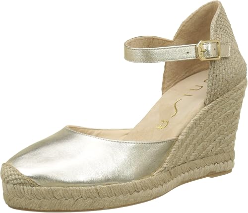 unisa espadrilles gold