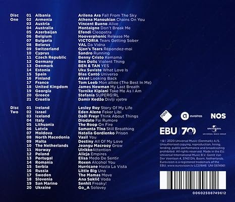 Various Artists Eurovision 2020 A Tribute To The Artists Songs Variouseurovisions Amazon Com Music