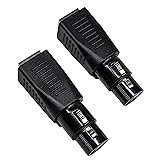 Milestock 2-Pcs RJ45 to 3-Pin XLR DMX Connector