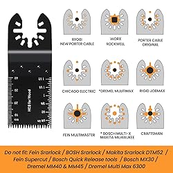 CONNOO 50 Pack Oscillating Saw Blades, Multitool