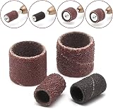 Littleduckling 104Pcs Sanding Band Drum Sleeve Set 60 120 320 Grit 1/4" 1/2" view 3