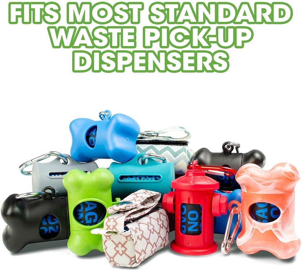 Bags On Board Dog Poop Bags | Strong, Leak Proof Dog Waste Bags | 9 x14 Inches, 315 Blue Bags : Pet Waste Bags : Pet Supplies