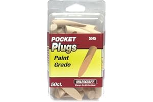 Milescraft 53450003 3/8" PocketPlugs - Includes 50 plugs