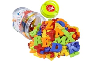 TSYAN Magnetic Letters Numbers Alphabet Fridge Refrigerator Magnets Colorful ABC 123 Montessori Educational Toys Learning Spelling Counting Uppercase Lowercase Math Symbols for Kids Toddlers 3+ Years…