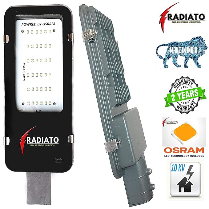 Radiato ES Metal Ultra Thin, Waterproof IP65, Street Light SMD (White, 36)