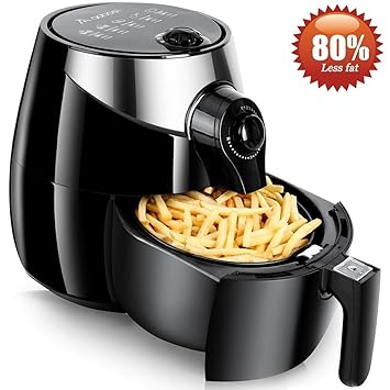 Freidora de aire caliente con función sin grasa 2,5 litros de Aobosi ...