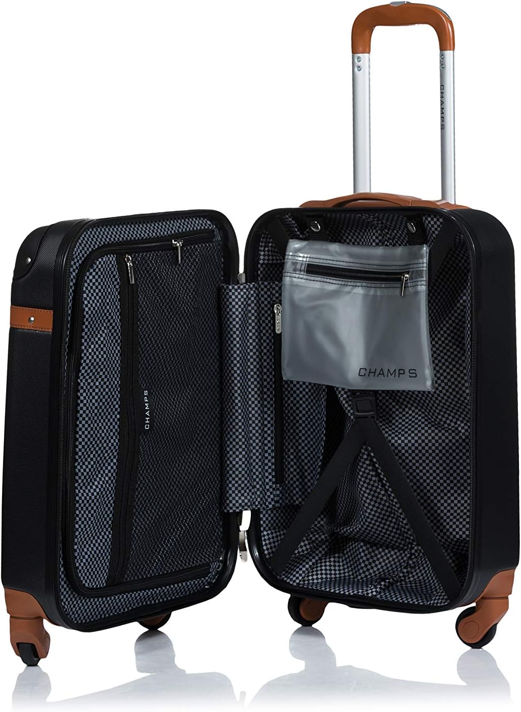 champs vintage luggage