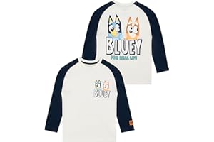 Bluey Shirt | Boys Long Sleeve Shirts | Cotton Boys T Shirt | Bingo Boys Shirt