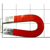 Eisco - Small Horseshoe U-Shaped Magnet, Chrome Steel, 3" x 1 9/16", Educational Physics Lab Tool, Magnetism &amp; Magnetic Field Demonstrations, Classroom Science Experiments, Teaching Resource