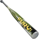 Axe | Fury Bravo | 1-Piece Composite | USSSA Slowpitch Softball Bat | 1/2 oz Endloaded | Flared Handle
