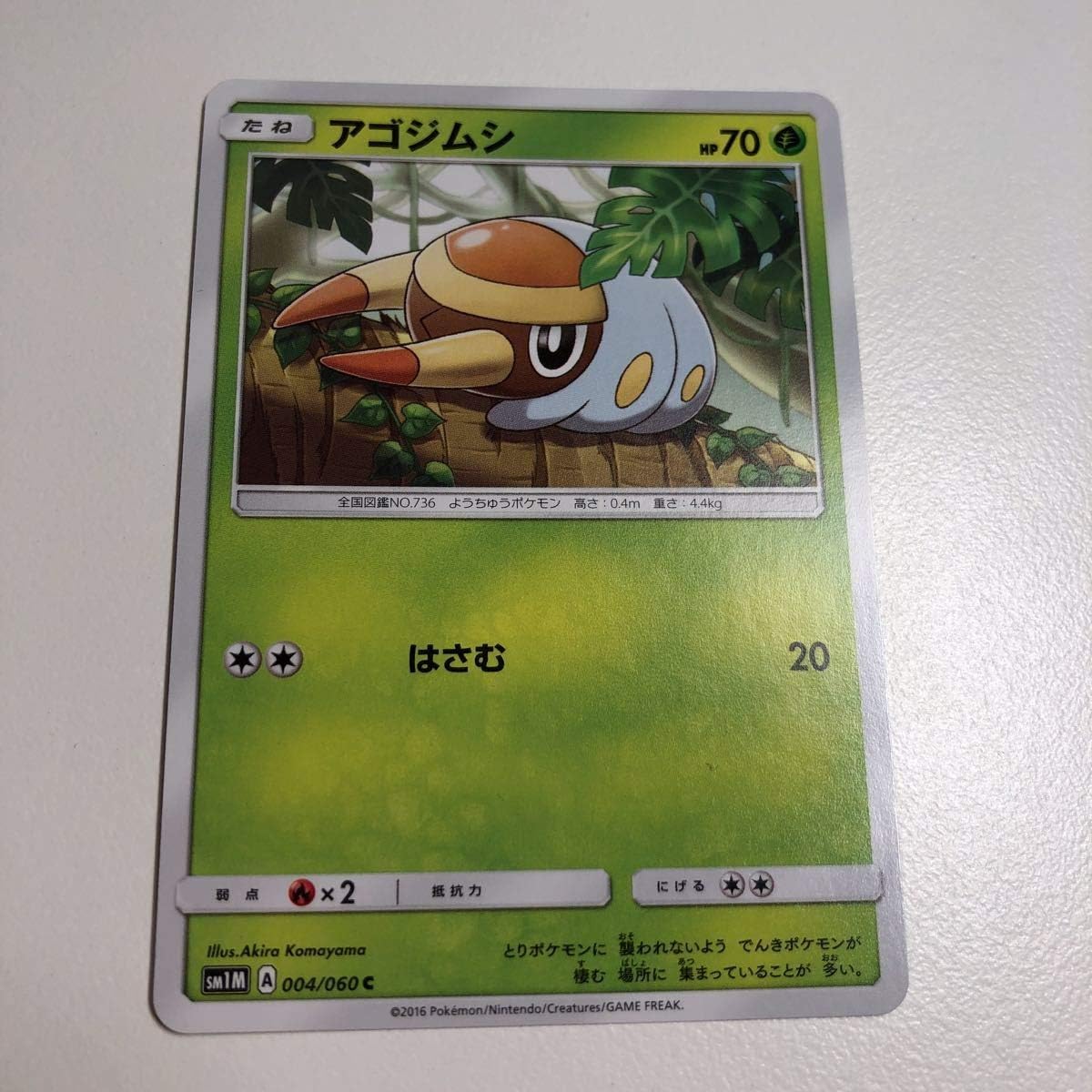Amazon Co Jp 美品 ポケモンカード Sm1m アゴジムシ C 数量9 ホビー 通販