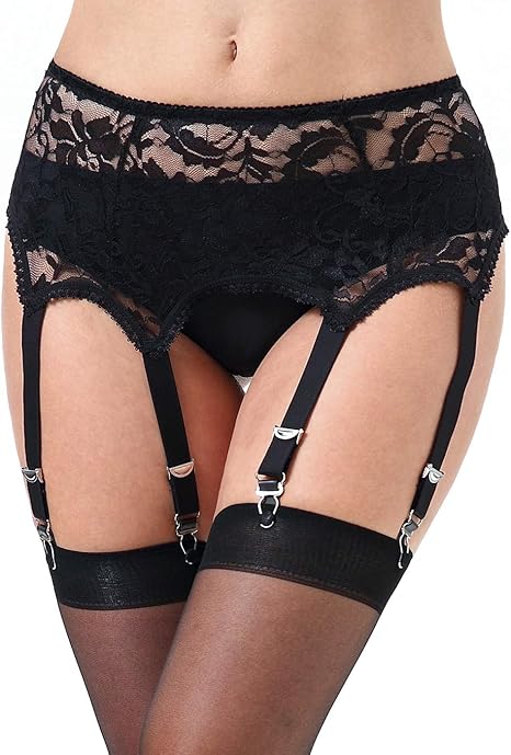 metal clasp suspender belt