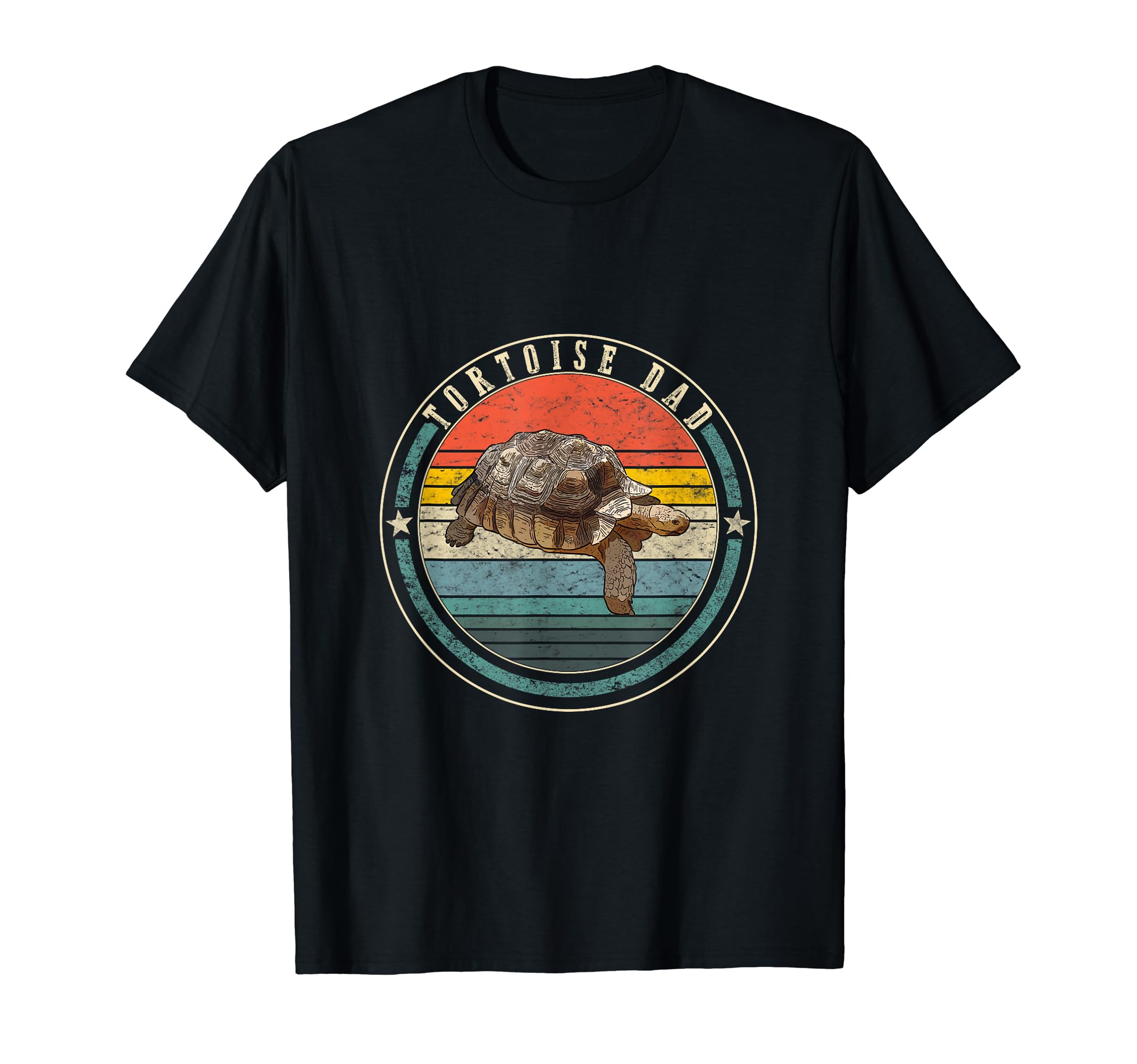 Tortoise Dad Sulcata Tortoise Save The Turtle Reptile Father T-Shirt