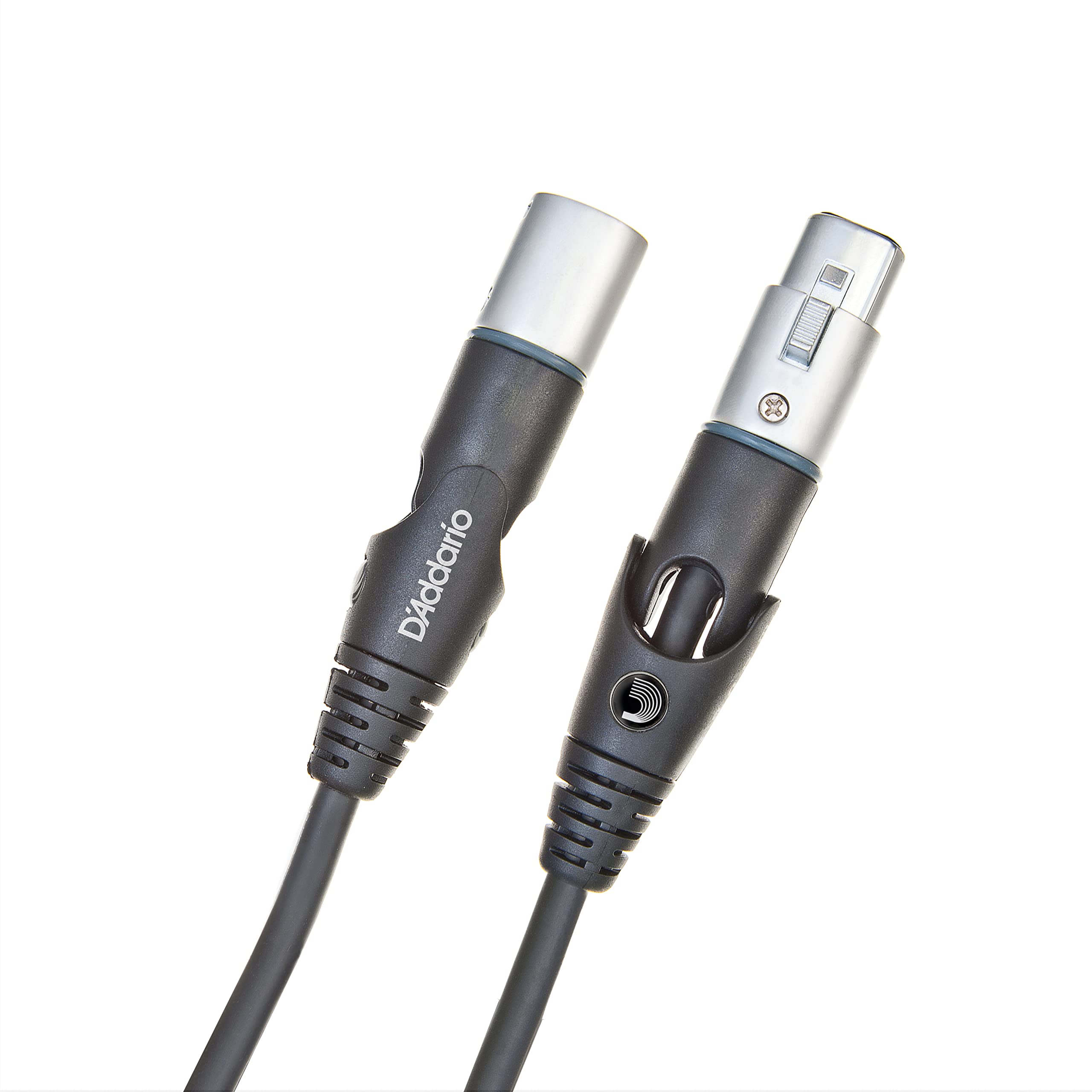 D'Addario Microphone Cable - XLR Microphone Cable - Swivels - Shielded for Noise Reduction - 10 Feet/3.05 Meters - 1 Pack