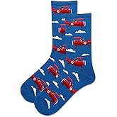Hot Sox Women's Aviator Pup Socks 1 Pair, Blue, Women's 9-11 Shoe