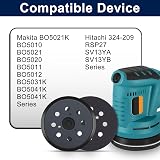 Poweka 5" 8 Hole Hook & Loop Sander Backing Pad for Makita BO5010 BO5030 BO5031K view 4