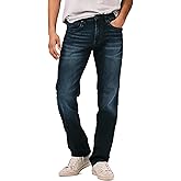 Buffalo David Bitton Men's Straight Six Jeans, Veined and Crinkled