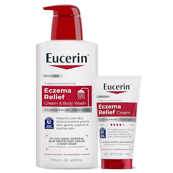 EUCERIN ECZEMA RELIEF CREAM AND BODY WASH (13.5...