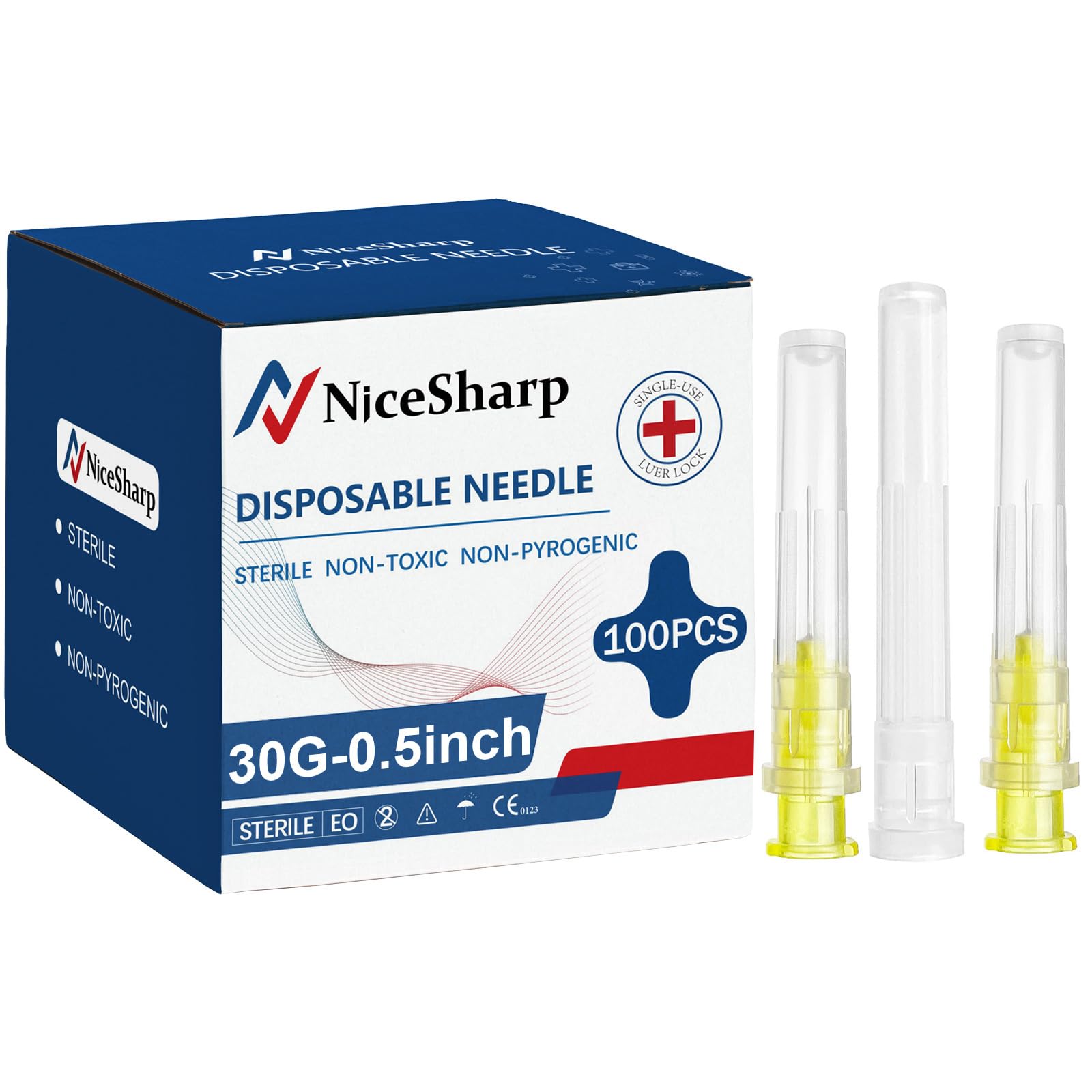 Photo 1 of 100PCS 30Ga 1/2 inch Needle Lab Accessories, Refilling Inks,Individually Packaged