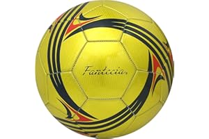 Fantecia Sports Soccer Ball, Size 5 Official Match Weight Youth and Adult Professional Soccer Ball with Pump for Indoor Outdo