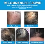 Pegciz Hair Building Fibres Black for Thinning Hair 15 Sec Concealer view 6