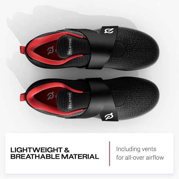 PELOTON ALTOS CYCLING SHOES FOR PELOTON BIKE AND BIKE+ WITH SINGLE VELCRO STRAP AND DELTA-COMPATIBLE BIKE CLEATS – SIZE 10 WOMEN/SIZE 8.5 MEN