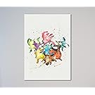 Pokemon Eevee evolution Print