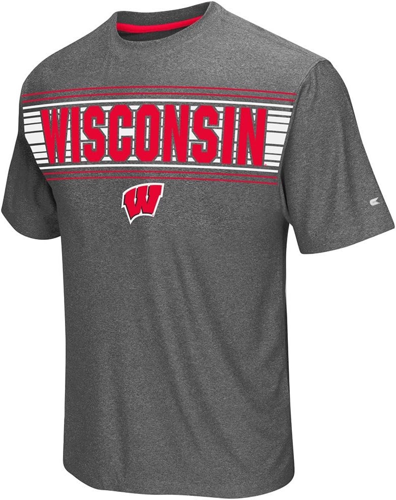 Wisconsin Badgers Colosseum Adult Vandelay S/S Performance Tee
