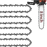 4 Pack 8 Inch Chainsaw Chain 33 Drive Links
