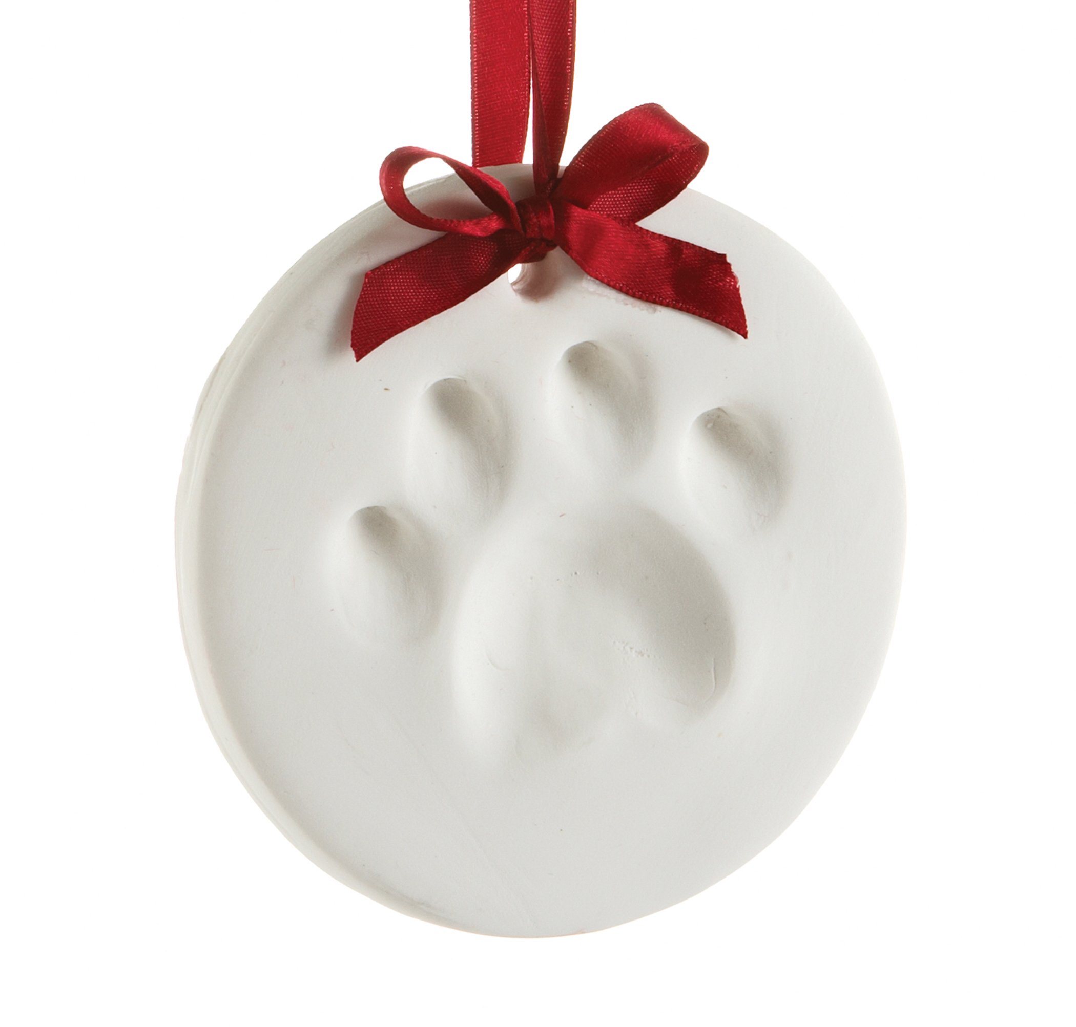 Pearhead Pet Paw Prints Dog or Cat Paw Print Hanging DIY Keepsake, Excellent for any Pet Lover or Pet Owner, White, One Size, 50001