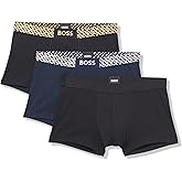BOSS mens 3 Pack Metallic Effect Monogram Trunks