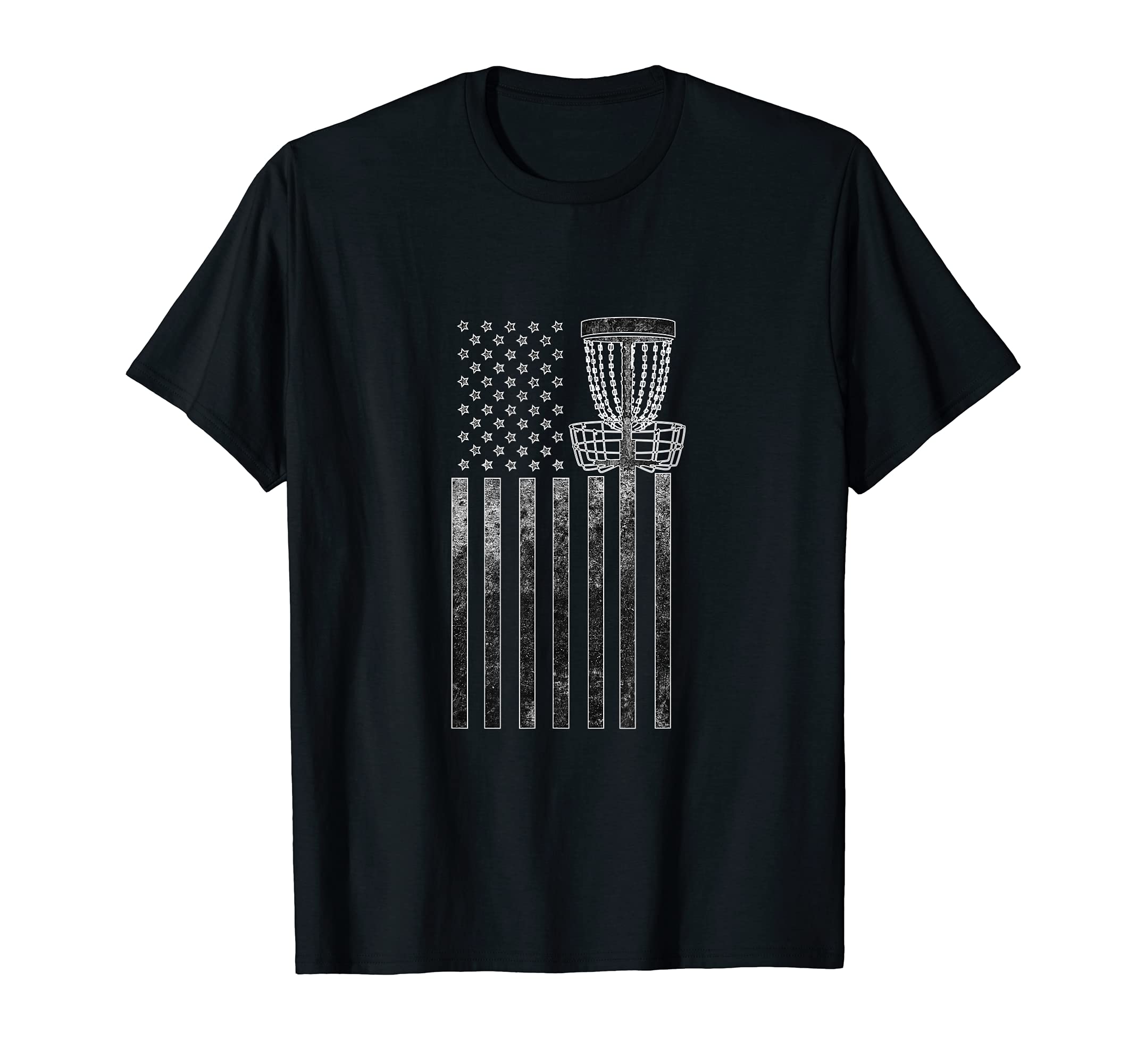 Disc Golf American Flag For Player And Team T-Shirt