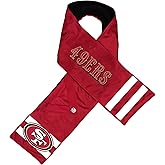 Littlearth NFL San Francisco 49ers Hero Jersey Scarf, Team Color, 60" Length x 7.5" Width