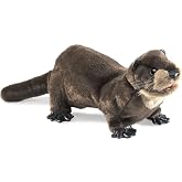 Folkmanis River Otter Hand Puppet, Brown, 1 EA
