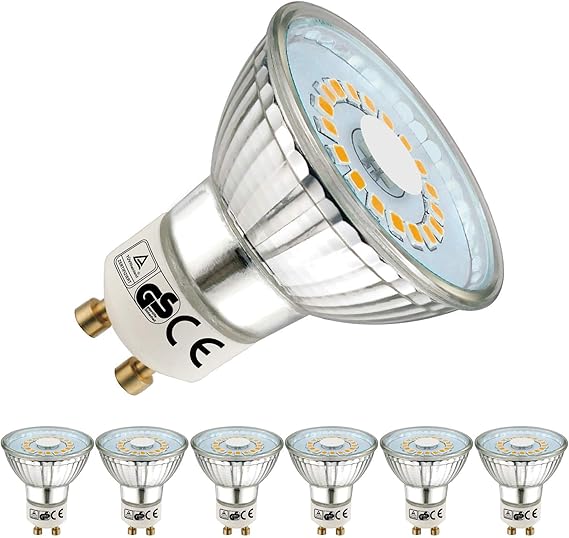EACLL Ampoules LED GU10 Blanc Chaud 5W 2700K 535 Lumens équivalent