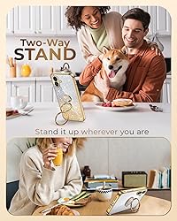 XYZ for iPhone 16 Case with Stand, Phone Case with