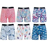 Warriors & Scholars | Mens Boxer Briefs | Boxer Briefs for Men Pack of 6 | Mens Boxer Briefs Underwear | Boys Boxer Briefs
